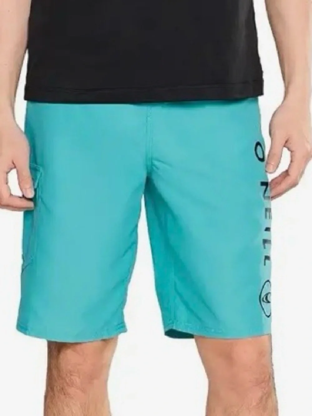 NWT O'Neill Men's turquoise Surf Boardshorts with Logo size 31